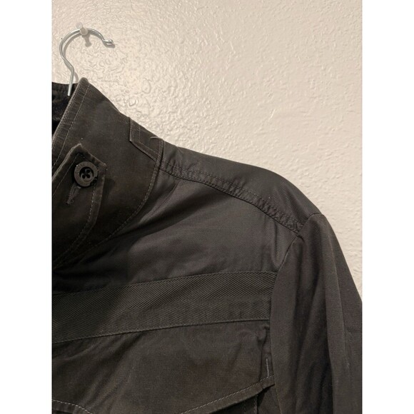 G-Star Vodan Army Jacket Charcoal Gray Men’s Size M Cargo Utility Canvas - Picture 11 of 11